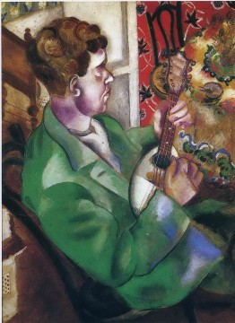  profil - David in profile contemporary Marc Chagall